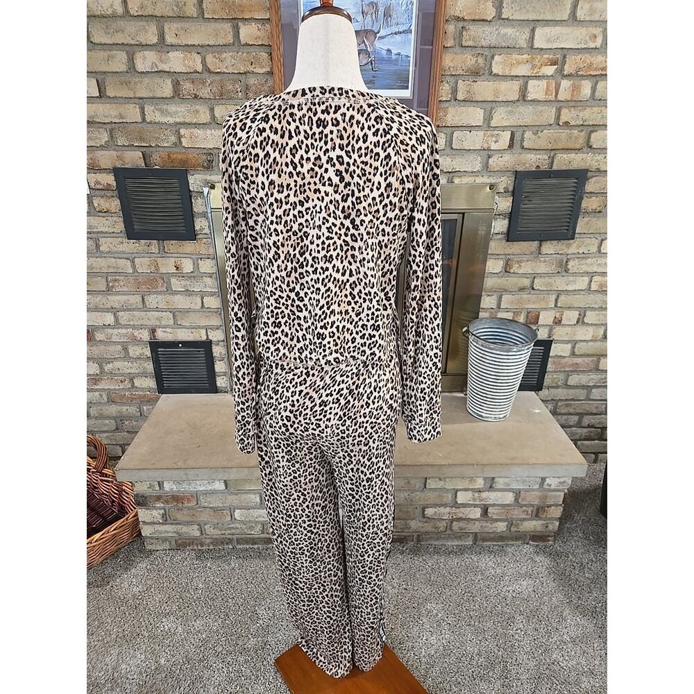 Juicy Couture Leopard Print Sleepwear Set Womans Sz Sm Safari Indie Sleaze Y2K - Picture 4 of 16
